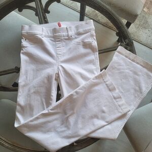 SPANX White Flare Leg Jeans Medium